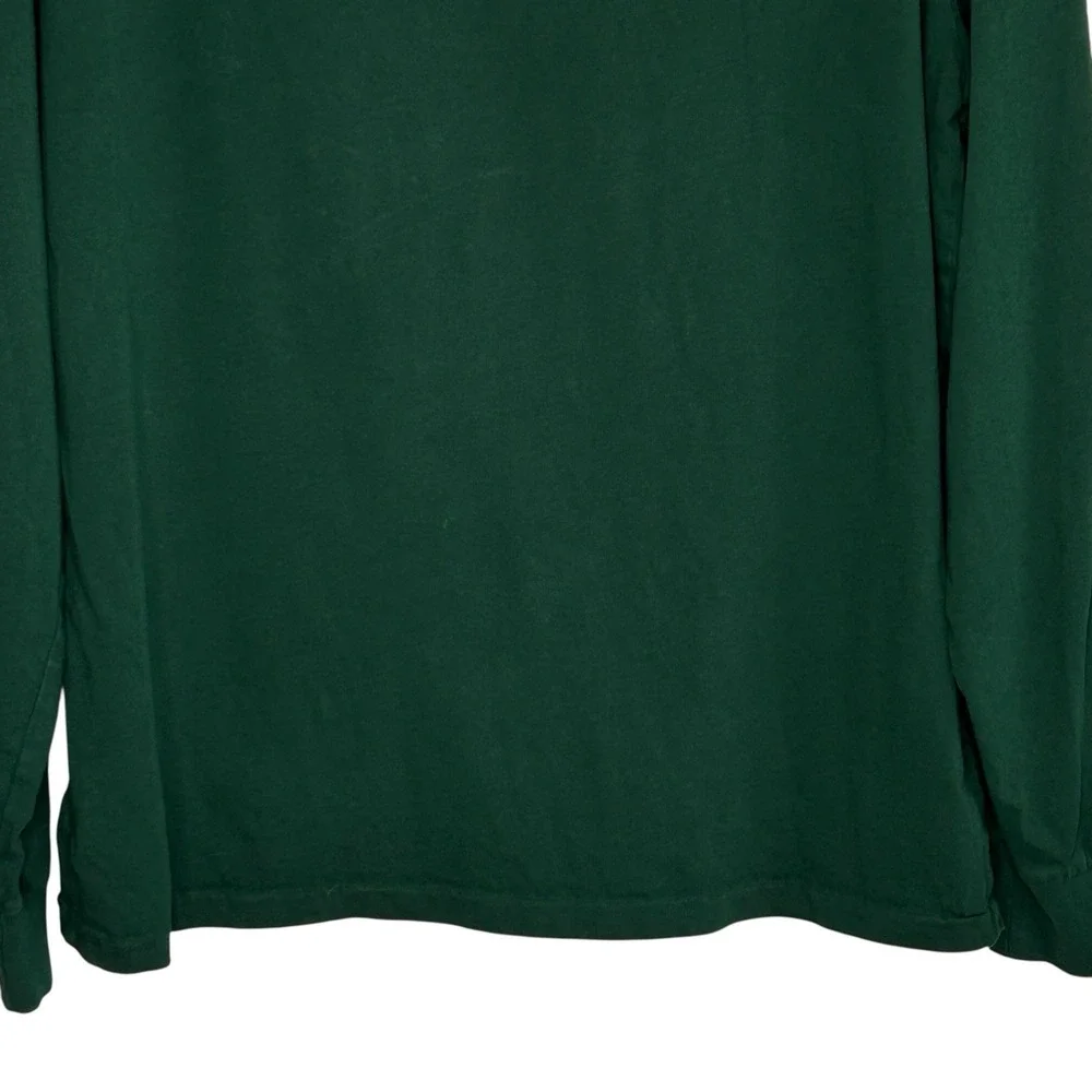 Polo Ralph Lauren Crewneck Long Sleeve T Shirt Large Pony Preppy Street Green‎